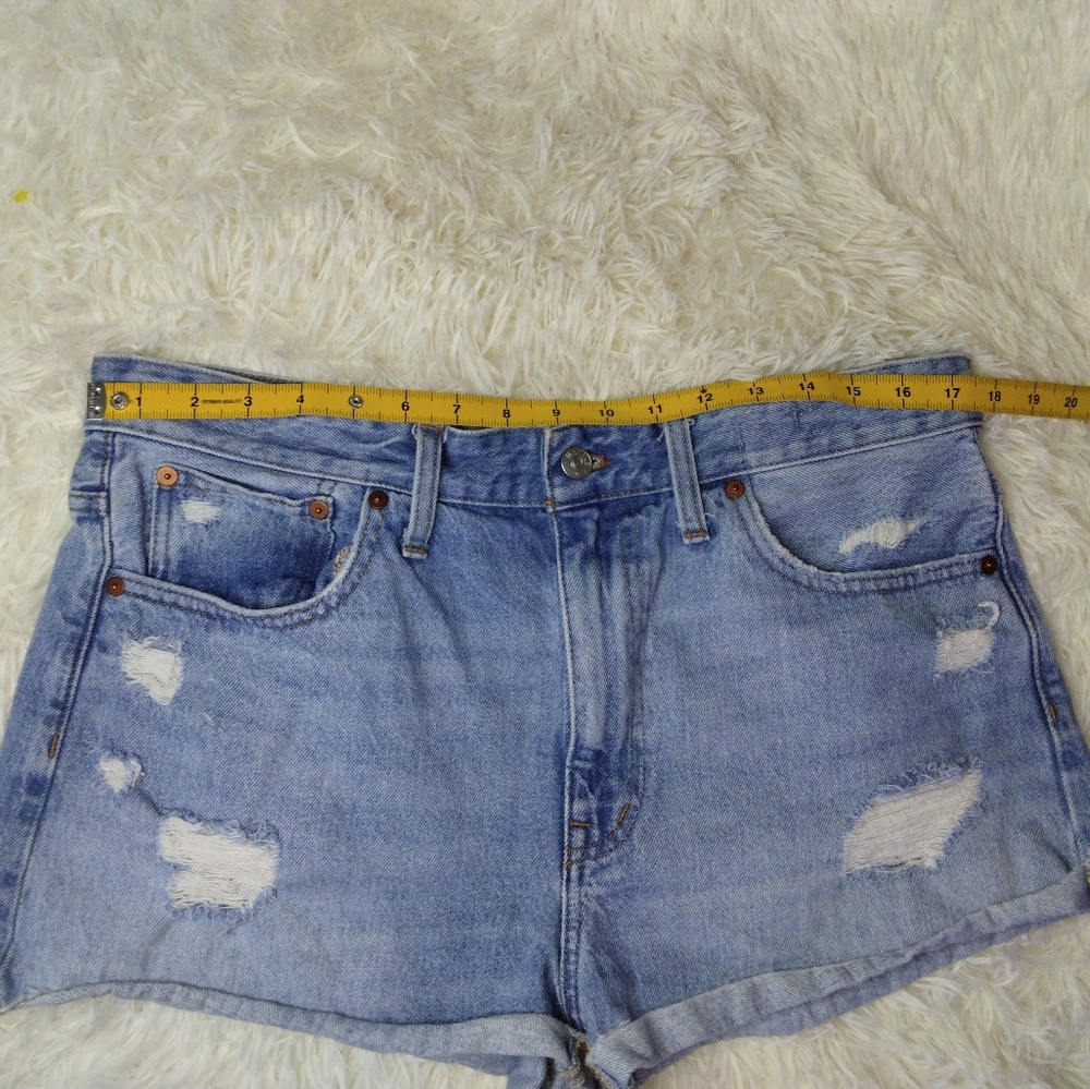 Madewell Relaxed Denim Shorts Size 30 - Picture 8 of 10